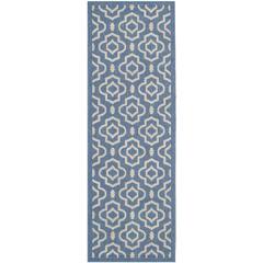 COURTYARD, BLUE / BEIGE, 2'-3" X 6'-7", Area Rug, CY6926-243-27