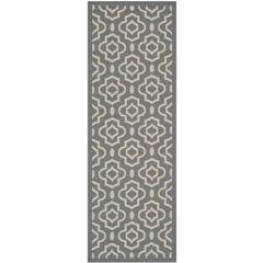 COURTYARD, ANTHRACITE / BEIGE, 2'-3" X 6'-7", Area Rug, CY6926-246-27