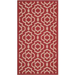 COURTYARD, RED / BONE, 2'-7" X 5', Area Rug, CY6926-248-3