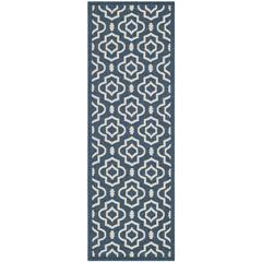 COURTYARD, NAVY / BEIGE, 2'-3" X 6'-7", Area Rug, CY6926-268-27