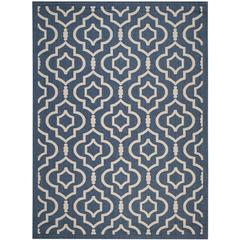COURTYARD, NAVY / BEIGE, 9' X 12', Area Rug, CY6926-268-9