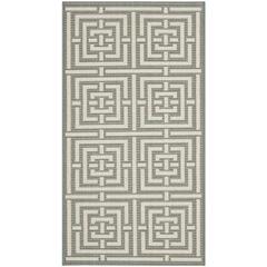 COURTYARD, GREY / CREAM, 2'-7" X 5', Area Rug, CY6937-65-3