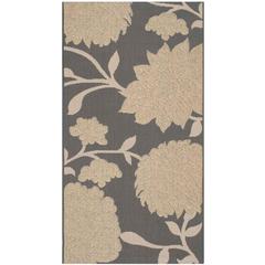 COURTYARD, ANTHRACITE / BEIGE, 2'-7" X 5', Area Rug, CY7321-246A21-3