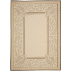 COURTYARD, BEIGE / DARK BEIG, 6'-7" X 9'-6", Area Rug, CY7514-79A21-6