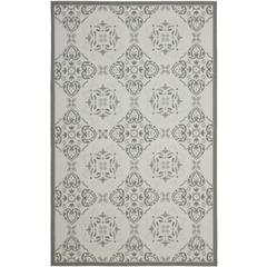COURTYARD, LIGHT GREY / ANTHRACITE, 5'-3" X 7'-7", Area Rug, CY7978-78A18-5