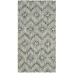 COURTYARD, GREY / BLUE, 2'-7" X 5', Area Rug, CY8463-37212-3