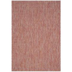 COURTYARD, RED / RED, 6'-7" X 9'-6", Area Rug, CY8520-36522-6