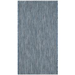 COURTYARD, NAVY / GREY, 2'-7" X 5', Area Rug, CY8521-36821-3