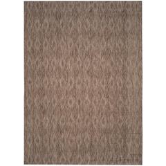 COURTYARD, BROWN / BROWN, 9' X 12', Area Rug