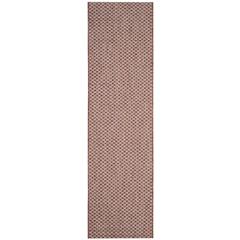 COURTYARD, RUST / LIGHT GREY, 2'-3" X 8', Area Rug