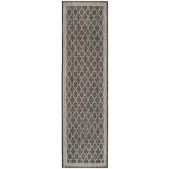 COURTYARD, BLACK / BEIGE, 2'-3" X 8', Area Rug, CY8871-36621-28