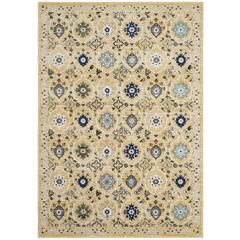 EVOKE, GOLD / IVORY, 4' X 6', Area Rug, EVK210B-4