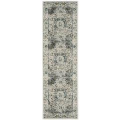 EVOKE, GREY / GOLD, 2'-2" X 7', Area Rug, EVK220B-27