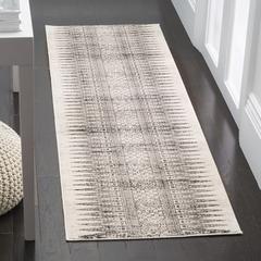 EVOKE, IVORY / GREY, 2'-2" X 9', Area Rug, EVK226D-29