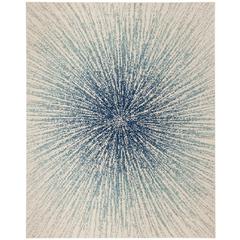EVOKE, ROYAL / IVORY, 8' X 10', Area Rug, EVK228A-8