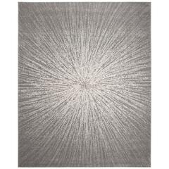 EVOKE, DARK GREY / IVORY, 9' X 12', Area Rug