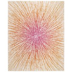 EVOKE, FUCHSIA / CREAM, 9' X 12', Area Rug