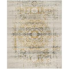 EVOKE, IVORY / BLUE, 8' X 10', Area Rug, EVK232C-8