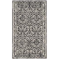EVOKE, IVORY / GREY, 3' X 5', Area Rug, EVK242D-3