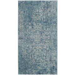 EVOKE, BLUE / IVORY, 2'-2" X 5', Area Rug
