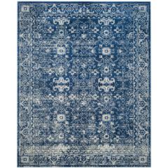 EVOKE, NAVY / IVORY, 12' X 18', Area Rug, EVK270A-1218