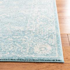 EVOKE, LIGHT BLUE / IVORY, 4' X 6', Area Rug, EVK270D-4