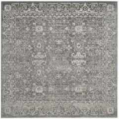 EVOKE, GREY / IVORY, 6'-7" X 6'-7" Square, Area Rug, EVK270S-7SQ
