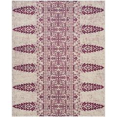 EVOKE, IVORY / FUCHSIA, 9' X 12', Area Rug, EVK521K-9