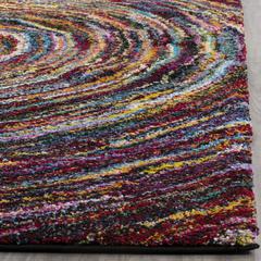 FIESTA SHAG, MULTI, 6'-7" X 9'-2", Area Rug, FSG360M-6