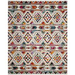FIESTA SHAG, CREAM / MULTI, 9' X 12', Area Rug, FSG365A-9