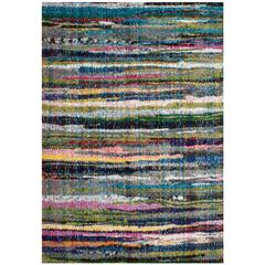 FIESTA SHAG, MULTI, 5'-1" X 7'-6", Area Rug, FSG367M-5