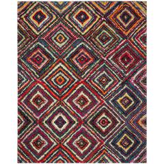 FIESTA SHAG, MULTI, 9' X 12', Area Rug, FSG384M-9