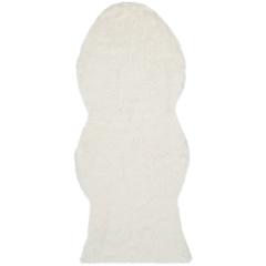 FAUX SHEEP SKIN, IVORY, 2'-6" X 12', Area Rug