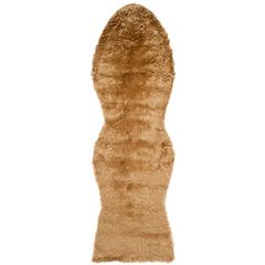 FAUX SHEEP SKIN, CAMEL, 2'-6" X 8', Area Rug