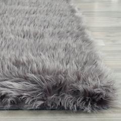 FAUX SHEEP SKIN, GREY, 8' X 10', Area Rug, FSS235D-8