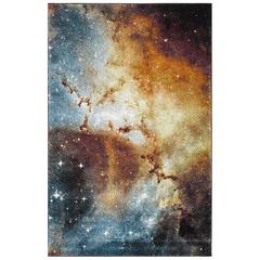 GALAXY, ORANGE / MULTI, 4' X 6', Area Rug, GAL109D-4