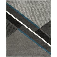 HOLLYWOOD, GREY / TEAL, 9' X 12', Area Rug, HLW711D-9
