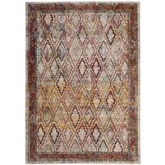 HARMONY, CREAM / ROSE, 5' X 8', Area Rug