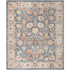 ILLUSION, BLUE / CREME, 9' X 12', Area Rug