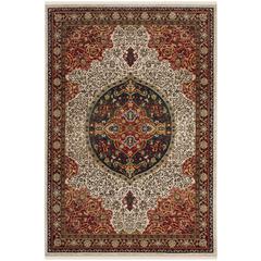 KASHAN, IVORY / RED, 3'-3" X 4'-10", Area Rug, KSN302D-3
