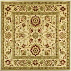 LYNDHURST, IVORY / IVORY, 8' X 8' Square, Area Rug, LNH212L-8SQ
