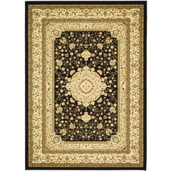 LYNDHURST, BLACK / IVORY, 9' X 12', Area Rug, LNH213A-9
