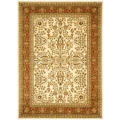 LYNDHURST, IVORY / RUST, 12' X 18', Area Rug, LNH214R-1218