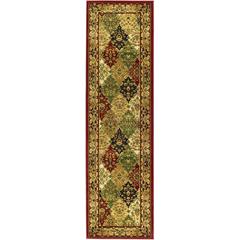 LYNDHURST, MULTI / RED, 2'-3" X 12', Area Rug, LNH221B-212