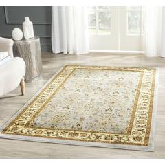 LYNDHURST, LIGHT BLUE / IVORY, 4' X 6', Area Rug