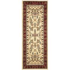 LYNDHURST, IVORY / RED, 2'-3" X 16', Area Rug, LNH331A-216