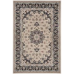 LYNDHURST, CREAM / ANTHRACITE, 9' X 12', Area Rug