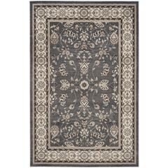 LYNDHURST, GREY / CREAM, 9' X 12', Area Rug, LNH340G-9