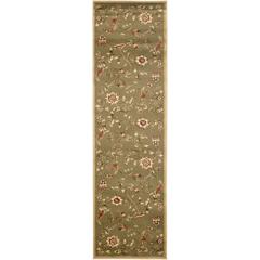 LYNDHURST, GREEN / MULTI, 2'-3" X 16', Area Rug