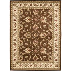 LYNDHURST, BROWN / IVORY, 8'-9" X 12', Area Rug, LNH553-2512-9